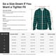 thumbnail image 5 of Fotbe Teal On Black Plaid Chaqueta con Protección Solar UPF 50+ para Hombre y Mujer, Camisa con Capucha y Bolsillos-Large, 5 of 7