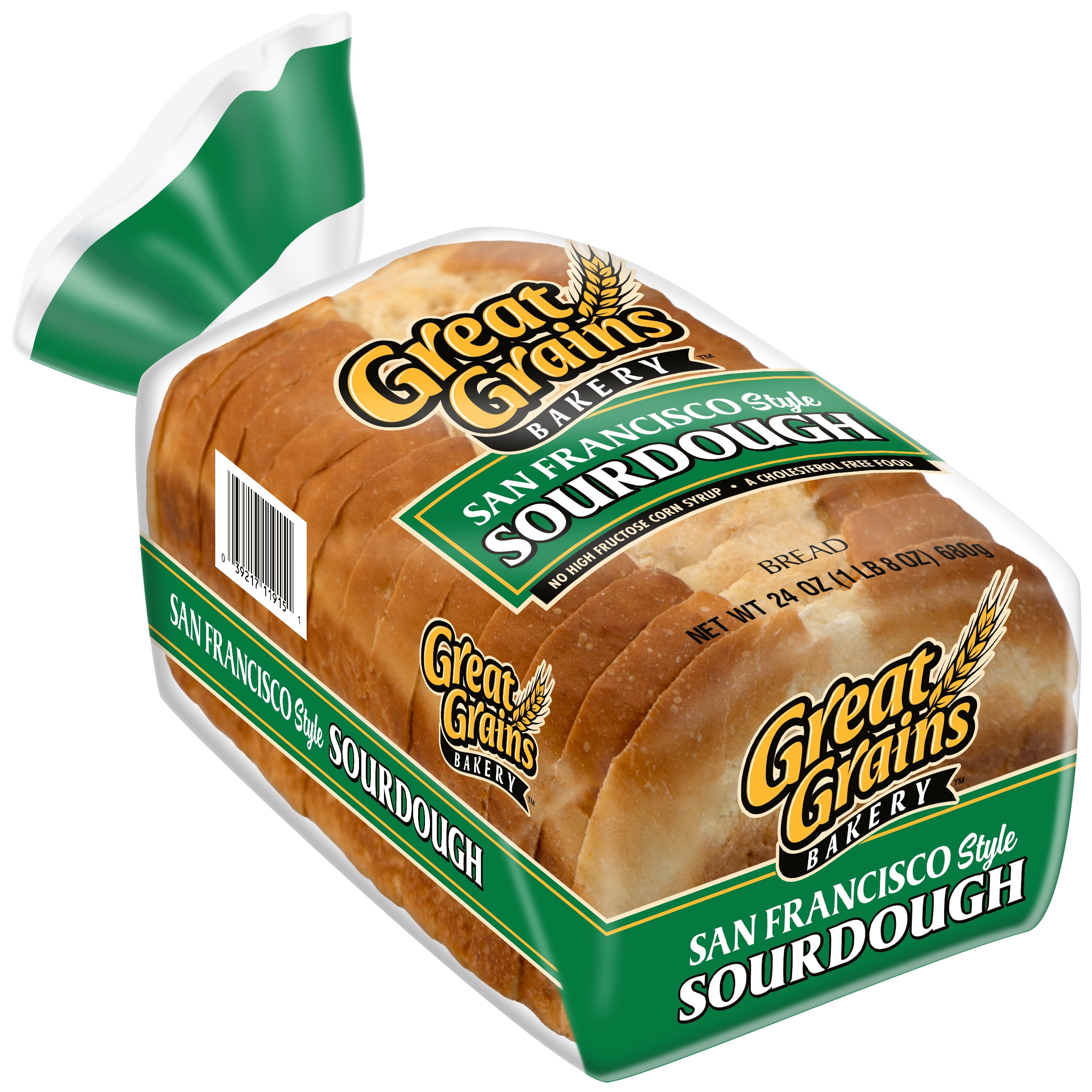 Great Grains San Francisco Sourdough Premium Wide Pan Bread, 24 oz
