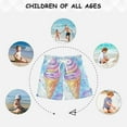 thumbnail image 6 of FORMRS Boys Swim Trunks Quick Dry Mesh Liner Boardshorts Sizes XS-XL, Watercolor Ice Cream Pattern, 6 of 7
