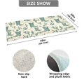 thumbnail image 3 of Haosy Green Cowboy Boots Cactus Flower Bathroom Rugs Non Slip Absorbent Soft Plush Quick Dry Bath Mat, 39"x20", 3 of 8