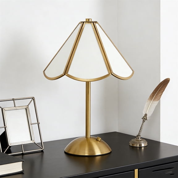 Tarmeek Vintage Desk Lamp for Bedroom Nightstand, Decorative Bedside Lamp with Warm Glow, Energy Saving Office Lamp, Home Decor Mood Light, Christmas Decoration Gift for Family