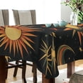 thumbnail image 4 of Yayeee Tablecloths for Rectangular Tables 54 x 72 inch Party Table Cover, Sun Moon and Stars Pattern, 4 of 6