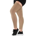 thumbnail image 5 of Mojo Compression Stockings For Women - Thigh-Hi Leg Sleeves With Grip Top Firm Graduated Support 20-30mmHg Beige Medium A609BE2 Beige 5X-Large, 5 of 8