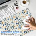 thumbnail image 4 of Long Mouse Pads for Desk,Pioneer Flower Floral Print Pattern Desk Mats on Top Of Desks, Desk Mouse Pad Extra Large with 3mm Non-Slip Base and Stitched Edge for Gaming,Office,Work,Home 31.5"x15.7", 4 of 6