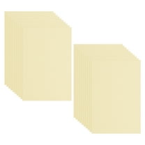 Uxcell 20 Pack EVA Foam Sheets, 12" x 8" 2mm Thick Foam Sheets Crafts Foam Paper, Light Yellow