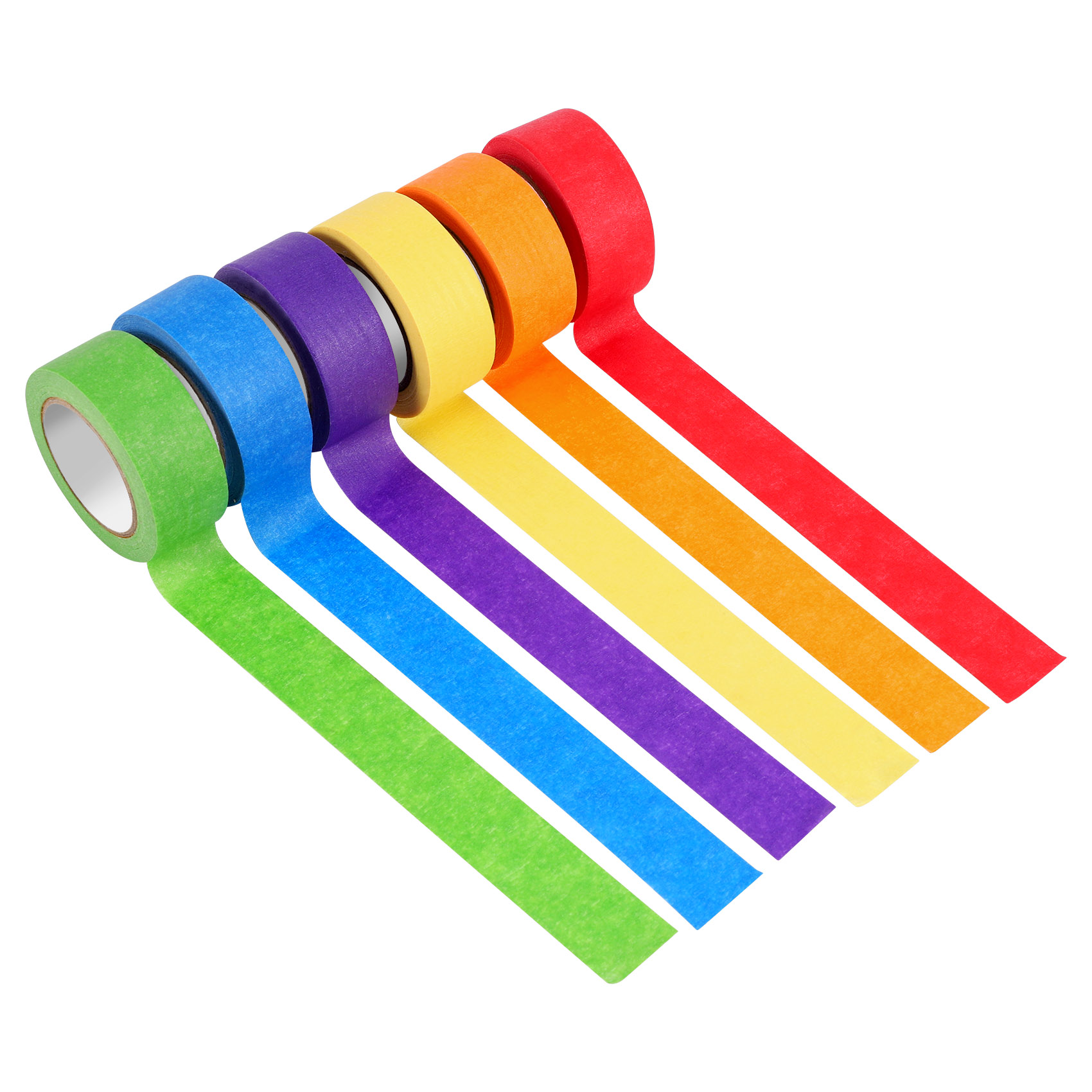 Colored Masking Tape, 6 Colors I280667