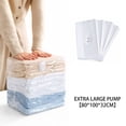 thumbnail image 2 of Large Vacuum Bag – Transparent Space-Saving Storage for Comforters Coats, Hand-Roll or Seal, Multi-Purpose Home Storage for Seasonal Items, Holiday Gift Ready, 2 of 5