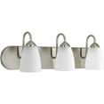 thumbnail image 4 of Progress Lighting Gather 3-Light Bath Bracket, Brushed Nickel, Etched Glass Shades, 4 of 4