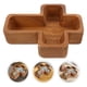 thumbnail image 2 of Wooden Serving Trays Cross Shaped Serving Platter Wood Appetizer Cheese Plates Charcuterie Board Funny Fruit Snacks Plate Dish Food Platter For Home K, 2 of 3