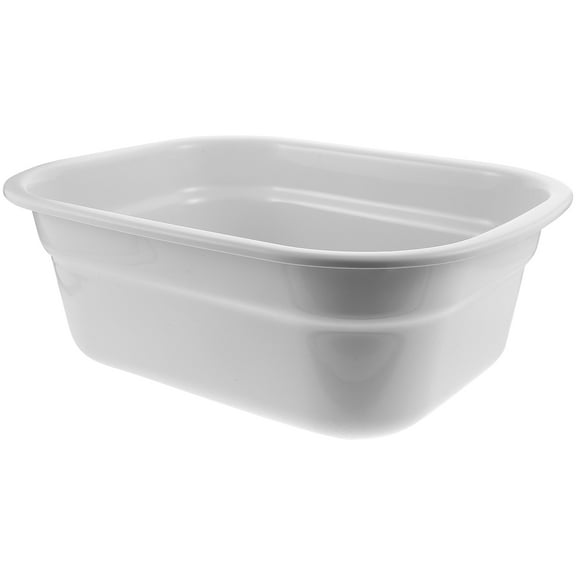 BESTYASH Large Capacity Thickened Plastic Wash Basin Beige Multi-Functional Household Basin