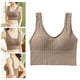 thumbnail image 5 of Sujetador Bralette Acolchado para Mujer Sunnimix Caqui Top corto tipo bralette, 5 of 8