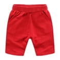 thumbnail image 3 of URMAGIC 3 Pack Boys Summer 100% Cotton Knit Sports Shorts, Toddler Kids Casual Pull-On Soft Shorts 2-10 Years, 3 of 6