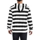 thumbnail image 3 of SUDADERAS DE HOMBRE INSPIRE CHIC con Rayas, Capucha, Bolsillo Frontal, Mangas Largas, Sudaderas Pullover 2XL Negro Blanco, 3 of 6