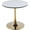 Gold/White, variant on YWEN 31.5 Inch Round Dining Table,Mid-Century Tulip Table with Metal Pedestal Base,Modern Leisure Table for Small Space Kitchen Dining Room,Easy Assembly