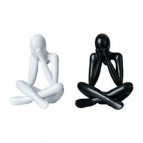 Nordic Abstract Statue Abstract Figure Sculpture Small Ornaments Mini Modern Art Desktop Decor D