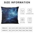 thumbnail image 5 of Chilfamy Space Art Fashion Style Dirt-Resistant Throw Pillow Covers for Couch Sofa Bed Living Room Bedroom Printed on Both Sides Aesthetic Decorative 1PC 18x18in, 5 of 5