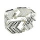 thumbnail image 4 of Boda nupcial plata / oro and rosa perla elástica con de imitación brazalete Plateado, 4 of 8