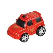 Rev Up And Go Friction 4" Red Police Car Toy Vehicle