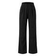 thumbnail image 5 of Pants for Women plus Size for Women 4x Cute Clothes Women's Baggy Overalls Jumpsuits Casual Wide Leg Bib Pants plus Size Rompers Cute Athletic Clothes Teen Business Glitter S Black 2XL, 5 of 5