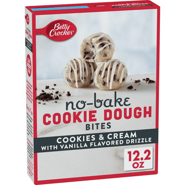 Betty Crocker Cookie Dough Cookies And Cream Bites 12 2 Oz Walmart Com Walmart Com