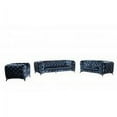 thumbnail image 2 of Delilah Blue Fabric Sofa Set, 2 of 5