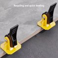thumbnail image 3 of Langgg 50pcs Lightweight Floor Tile Leveling Tool Reusable Clips Leveler Waterproof Adjuster Kit for Ceramic Wall Construction 1Set, 3 of 6