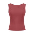 thumbnail image 7 of Ruimatai Women's Tank Top Sleeveless Open Back Blouse Casual Round Neck Solid Summer Top Fashion Comfortable Stretchy Lightweight, 7 of 7