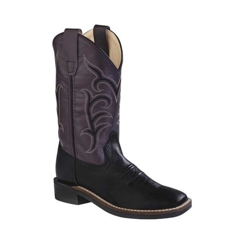 Old West Children's Ultra Flex Broad Square Toe Boots