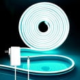 thumbnail image 1 of WANGQ LED Strip White 16.4ft/5m Neon Strip 12V Silicone Waterproof Flexible LED Neon Rope Light (Power Adapter Not Included), 1 of 6