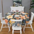 thumbnail image 2 of Pioneer Flower Floral Print Pattern Round Tablecloth 60"x60",Wrinkle Wipeable Table Cloth for Kitchen Dining Room Picnic Patio Party, 2 of 6