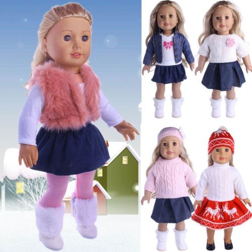 Doll Clothes Dress Outfits Pajames For 18 inch American Girl Our Generation