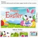 thumbnail image 4 of Easter Banner Holiday Decorations Eggs Bunny Banner Cloth Holiday Party Photo Background, Banner Decoración Pascua Huevos Conejo, Festivo Party Photo Background, para Eventos, ideal para, 4 of 9