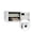 Fingerprint White, variant on TigerKing 1.2 Cu Ft Small Safe Box with Digital Keypad, 2-Bolt Anti-Theft Locking Bolts, Removable Shelf, Easy Setup for Closet, Apartment, Dorm, Home Office, White