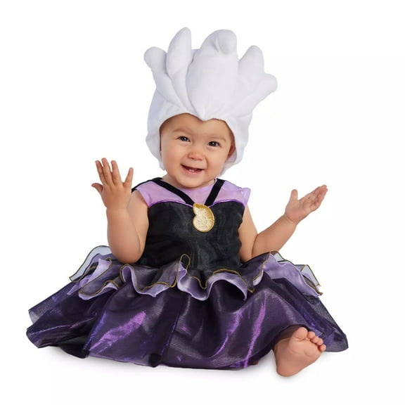 Disney The Little Mermaid Female Halloween Ursula Costume for Baby, Infant 18-24 Months