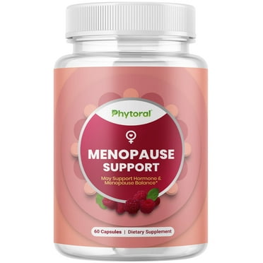 Natural Menopause Supplements for Women Health - Natural Hormone Balance for Women plus Adrenal Support Menopause Ease and Thyroid Support with Dong Quai Wild Yam Root and Black Cohosh for Menopause
