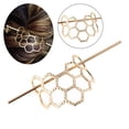 thumbnail image 4 of Moño con Manguito para El Cabello, Moño con Manguito Hueco para El Cabello, Soporte para Moño para Mujer, Accesorios para El Cabello de Boda para Niña Oro Baoblaze Pinza para hacer moños con cola de caballo, 4 of 7