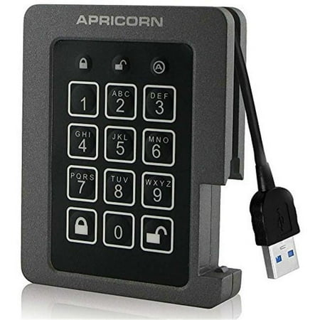 UPC: 0708326914512 | Apricorn 1TB SSD Aegis Padlock SSD