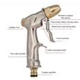 thumbnail image 2 of Pistola De Agua De Alta Presión Pistola De Pulverización De Alta Presión Lavadora De Jardín Ducha De Mano 5 Grado Ajustable Para Lavado De Autos matsuzay HA013573-00, 2 of 6