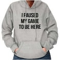 thumbnail image 3 of I Paused My Game to Be Here Cranky Hoodie Sweatshirt Women Men Brisco Brands X, 3 of 6