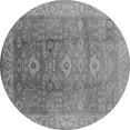 thumbnail image 1 of Ahgly Company Indoor Round Oriental Gray Traditional Area Rugs, 6' Round, 1 of 4
