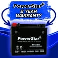 thumbnail image 3 of PowerStar YTX12-BS Motorcycle Battery Compatible with Suzuki C50C Boulevard 2006 to 2008, 3 of 6