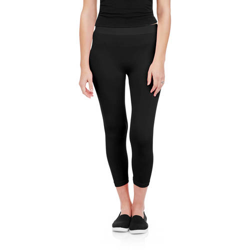 No Boundaries Juniors' Seamless Capri Leggings