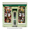 thumbnail image 5 of Unbranded 2025 Christmas Window Clings Christmas Decorations Large Santa Claus Christmas Stickers Xmas Tree Snowflake Window Decals Double Side Holiday Christmas Decor Reusable Decals for Glass, 5 of 5