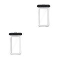 thumbnail image 1 of Ruiboury Swimming Waterproof Underwater Pouch Bag Pack Dry PVC Case For Cell white 2Set, 1 of 6