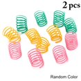 thumbnail image 3 of Chat Printemps Jouet Plastique 6PCS Coloré Interactif Ressort à Ressort Spirale Chat Jouet, 3 of 10