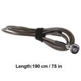 thumbnail image 4 of Creative 2m Thickened Laptop Lock Portable Laptop Lock with Buckle Universal Security Lock for Home Office (Black), 4 of 5