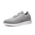 thumbnail image 1 of Zapatos Oxford para Hombre Bruno Marc Talla 10.5 Malla Gris Cómodos, 1 of 8