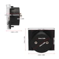 thumbnail image 4 of Analog Current Panel Meter Ammeter Gauge Class 2.0 Accuracy DC 0-10A Analog Ammeter Ampere Measurement Tester Gauge Panel, 4 of 8