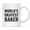 Baker, variant on CTDream 11oz. Coffee Mug Gag, World's Okayest Social Worker, 1-Pack, Funny Witty Coffee Cup Birthday Christmas Present Ideas
