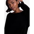 thumbnail image 4 of No Boundaries Waffle Knit Sleep Top, Women’s and Women’s Plus XS-2X, 4 of 5
